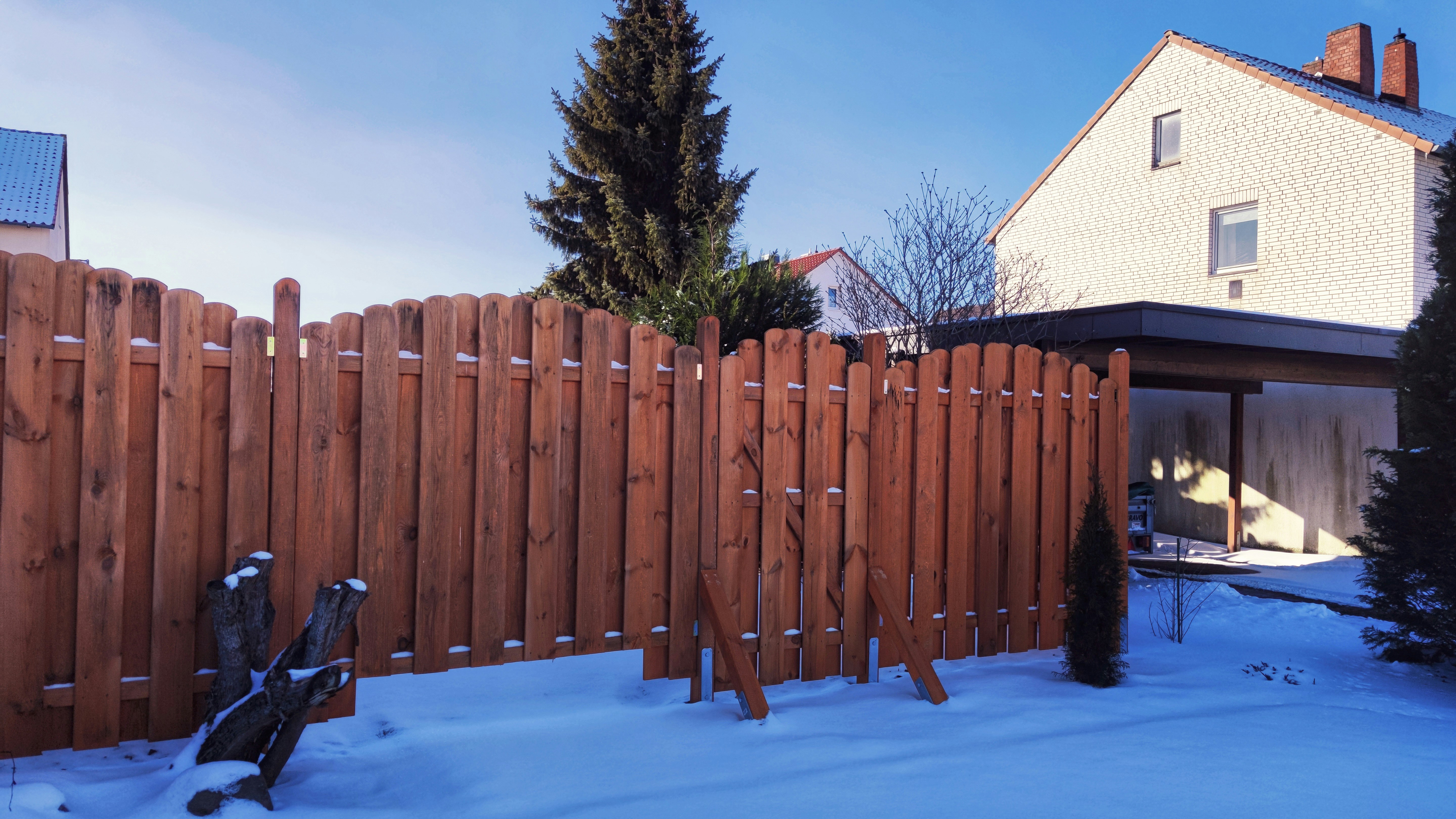Fence installation